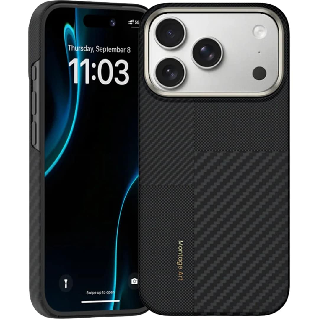 Чехол Benks Montage ArmorAir Case built with Kevlar для iPhone 17 Pro Black — фото 2