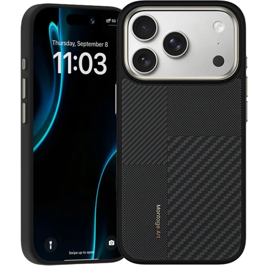 Чехол Benks Montage ArmorPro Case built with Kevlar для iPhone 17 Pro Max Black — фото 2