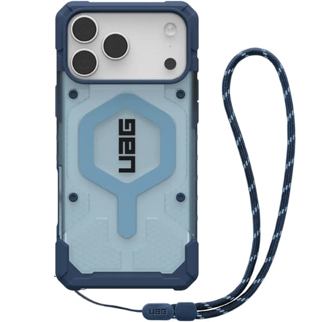 Чехол UAG MagSafe Pathfinder Clear для iPhone 17 Pro Max Active Blues Lanyard