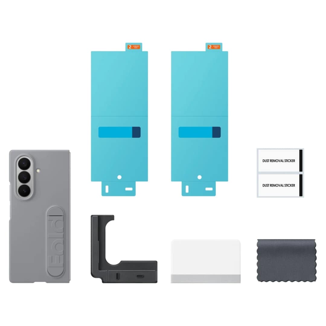 Чехол Samsung Silicone Case для Galaxy Z Fold7, Gray — фото 6