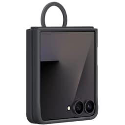 Чехол Samsung Silicone Ring Case для Galaxy Z Flip7, Black — фото 1