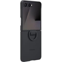 Чехол Samsung Silicone Ring Case для Galaxy Z Flip7, Black — фото 2