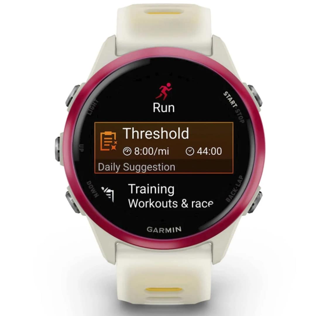 Умные часы Garmin Forerunner 570 42mm Band, Raspberry Bone/Mango — фото 6