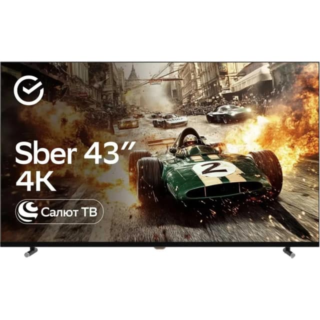 Телевизор Sber 43" LED 4K UHD Салют ТВ