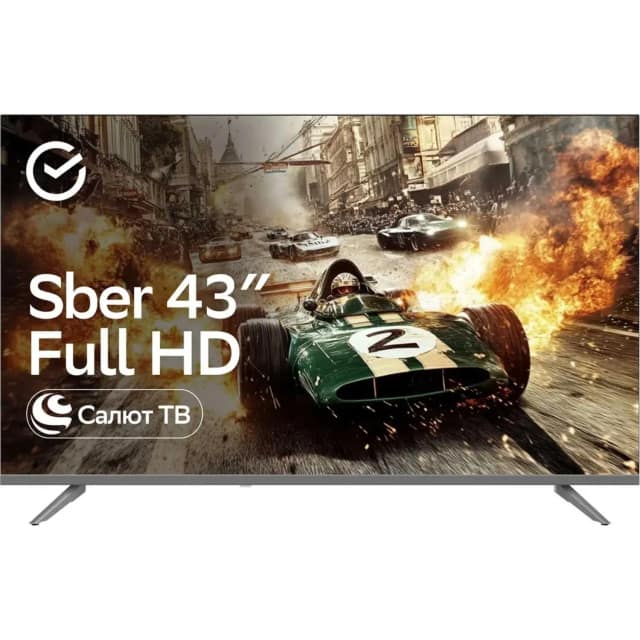 Телевизор Sber 43" DLED FHD Салют ТВ