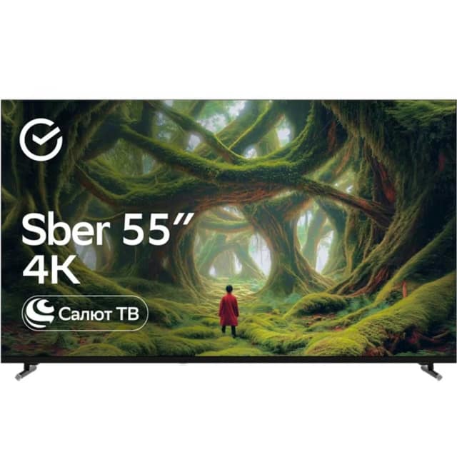 Телевизор Sber 55" LED 4K UHD Салют ТВ
