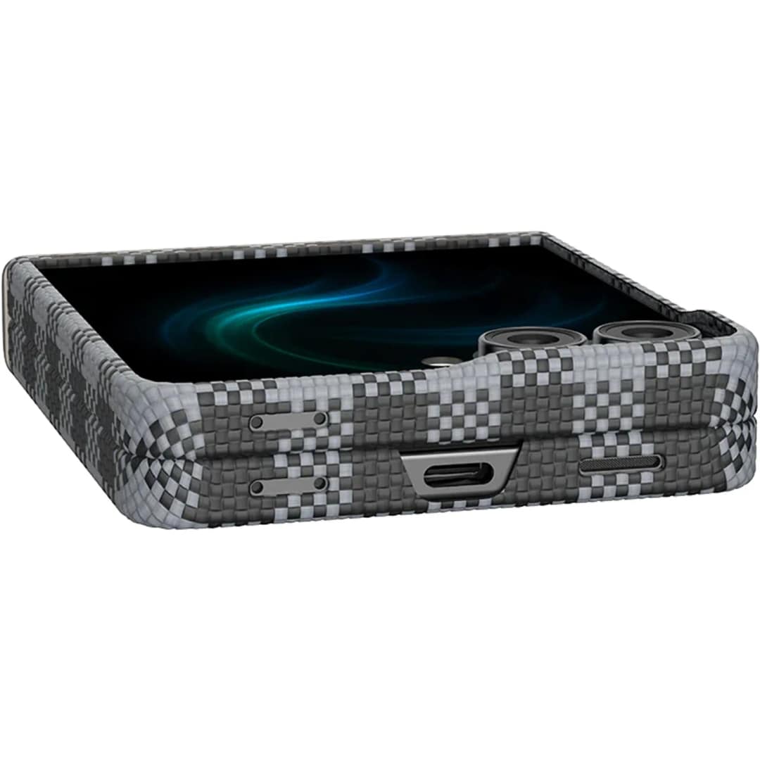 Чехол Benks ArmorVichy Spin Case built with Kevlar для Samsung Galaxy Z Flip 7 Black — фото 3