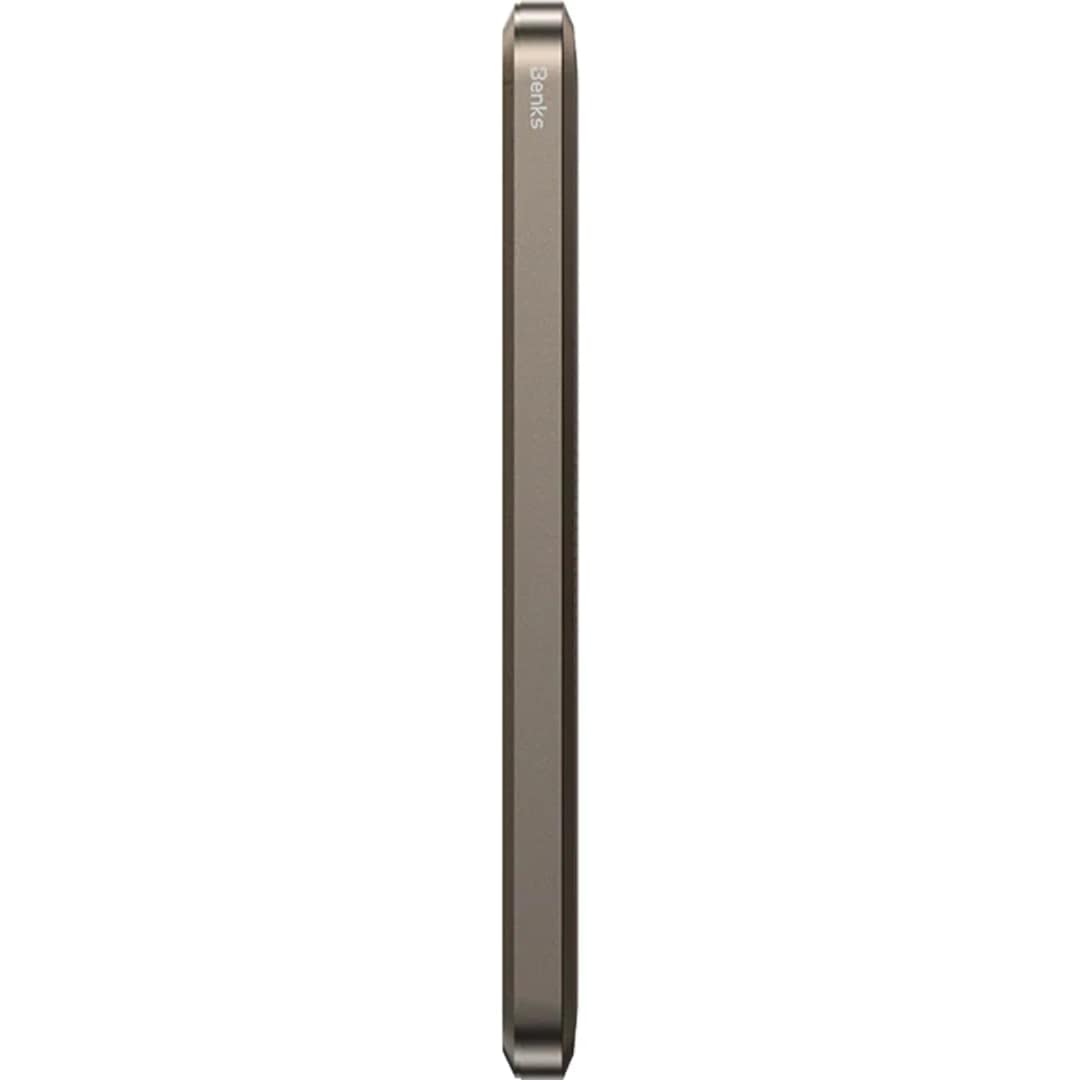 Внешний аккумулятор Benks ArmorGo Power Bank 5000 mAh with MagSafe, DawnLight Gold — фото 3