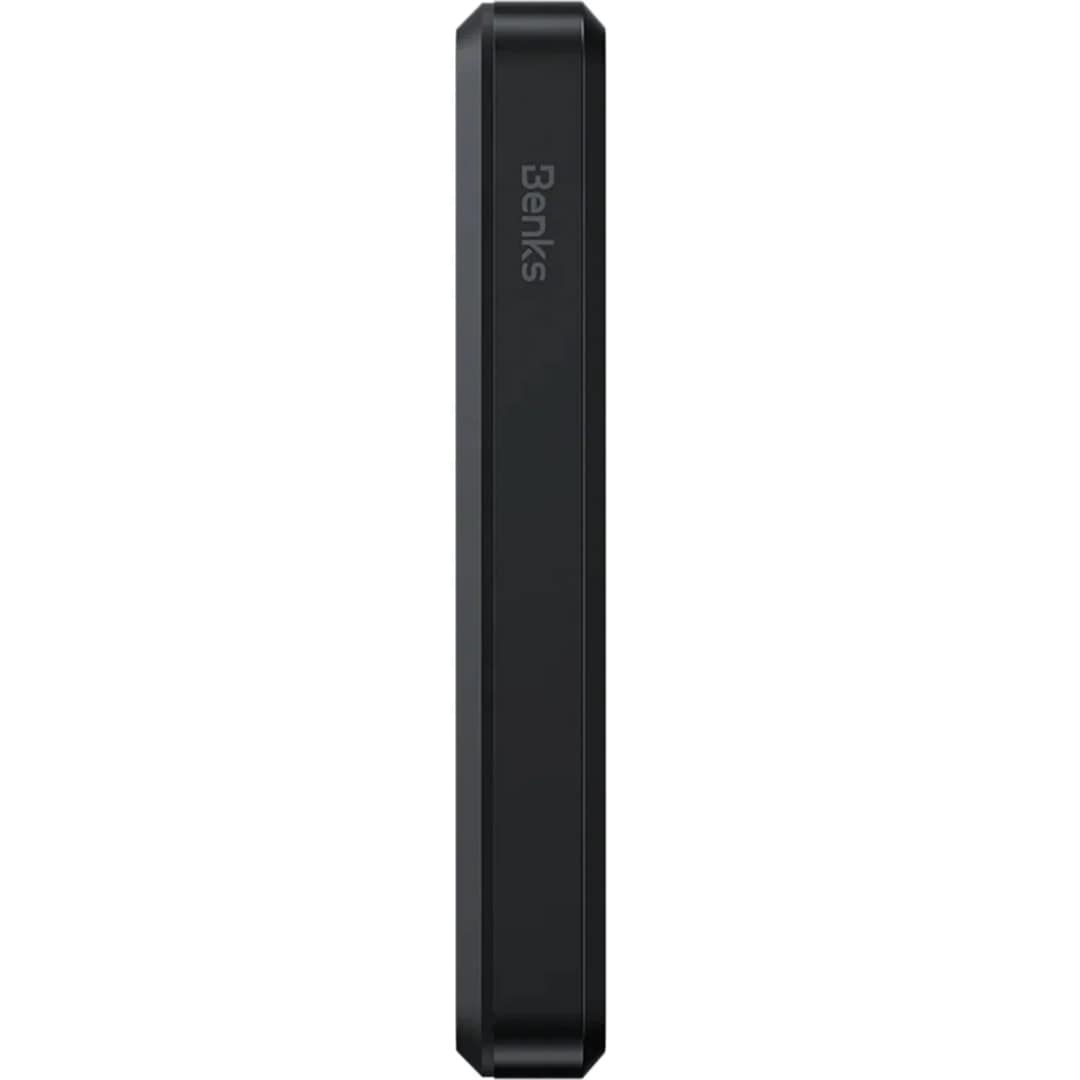 Внешний аккумулятор Benks ArmorGo Power Bank 10000 mAh with MagSafe 600D, Black — фото 3
