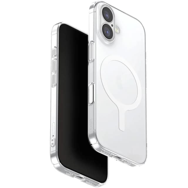 Чехол Uniq AirSuit Ultra Slim Case with MagClick для iPhone 17, Glossy Clear/White