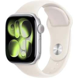 Смарт-часы Apple Watch Series 11 42mm Silver Aluminium Case with Starlight Sport Band S M — фото 1