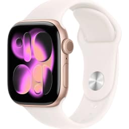 Смарт-часы Apple Watch Series 11 42mm Rose Gold Aluminium Case with Light Blush Sport Band M L — фото 1