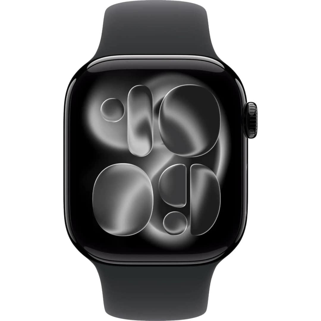 Смарт-часы Apple Watch Series 11 46mm Jet Black Aluminium Case with Black Sport Band S M — фото 3