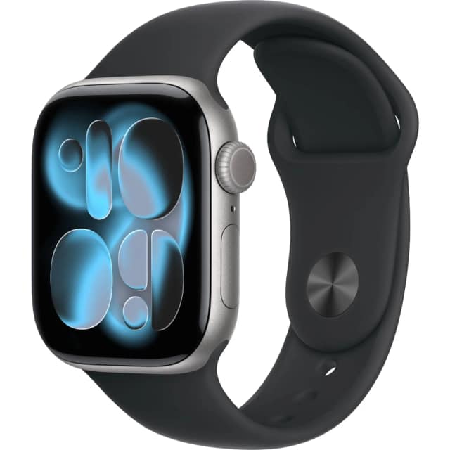 Смарт-часы Apple Watch Series 11 46mm Space Grey Aluminium Case with Black Sport Band S M