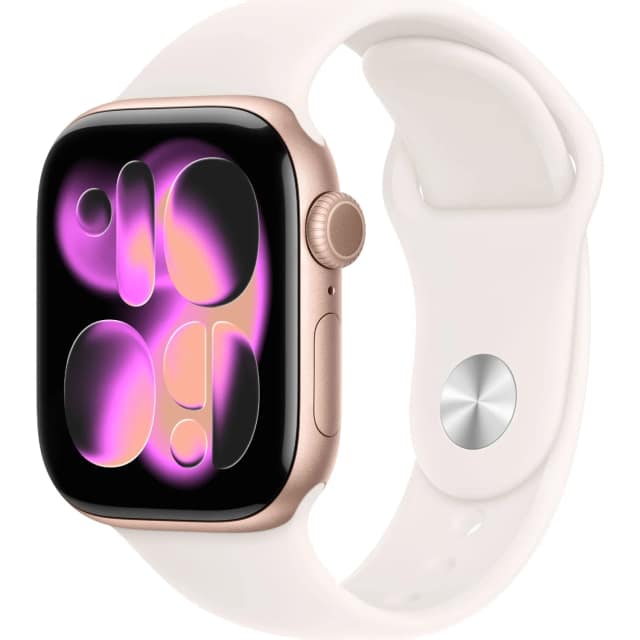 Смарт-часы Apple Watch Series 11 46mm Rose Gold Aluminium Case with Light Blush Sport Band M L