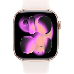 Смарт-часы Apple Watch Series 11 46mm Rose Gold Aluminium Case with Light Blush Sport Band M L — фото 3