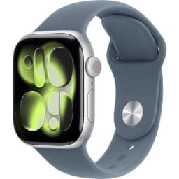 Смарт-часы Apple Watch Series 11 46mm Silver Aluminium Case with Anchor Blue Sport Band S M — фото 1