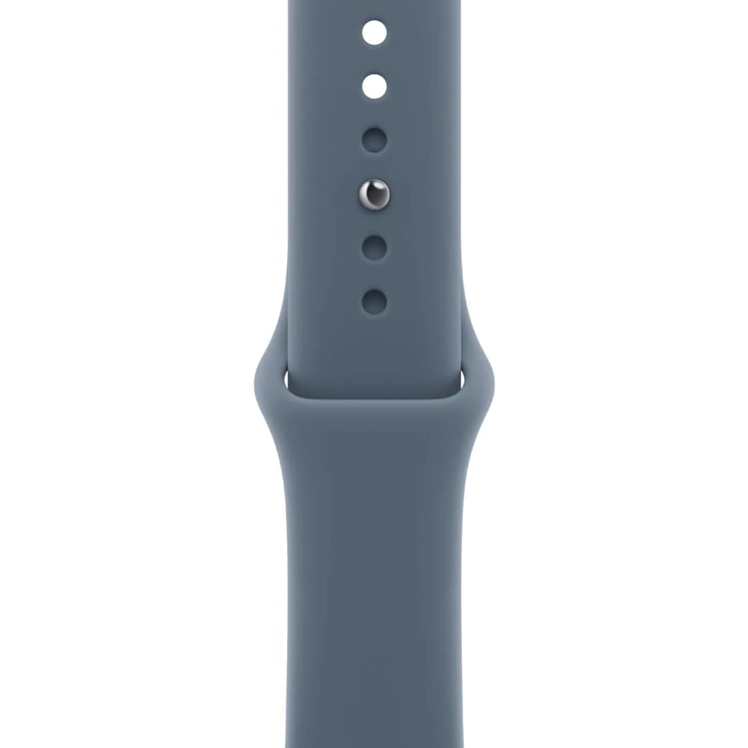 Смарт-часы Apple Watch Series 11 46mm Silver Aluminium Case with Anchor Blue Sport Band S M — фото 2