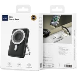 Внешний аккумулятор WiWU Elite Series Magsafe Wi-P018 10000 mAh, Black — фото 2