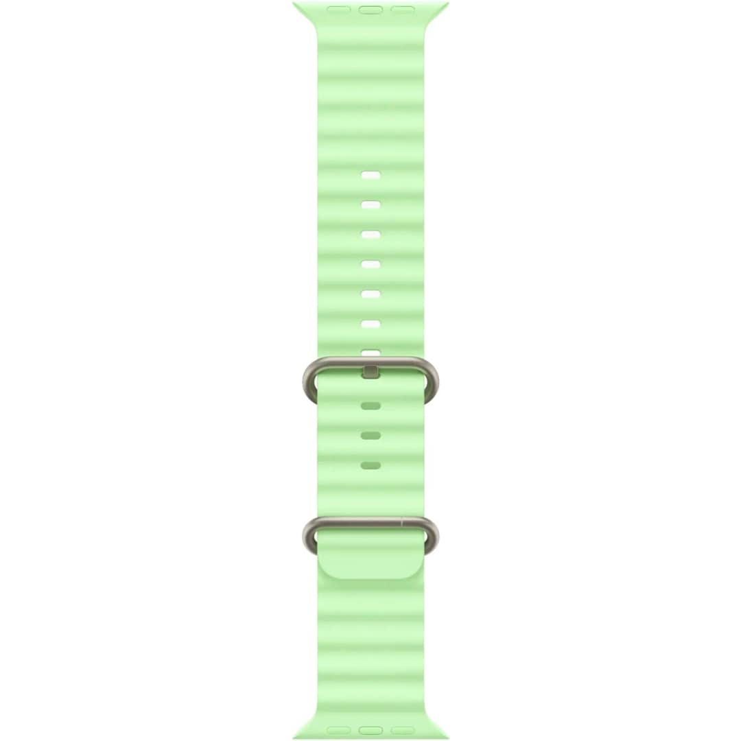 Смарт-часы Apple Watch Ultra 3 49mm Titanium Case with Neon Green Ocean Band, Natural — фото 2