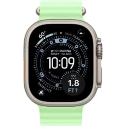 Смарт-часы Apple Watch Ultra 3 49mm Titanium Case with Neon Green Ocean Band, Natural — фото 3