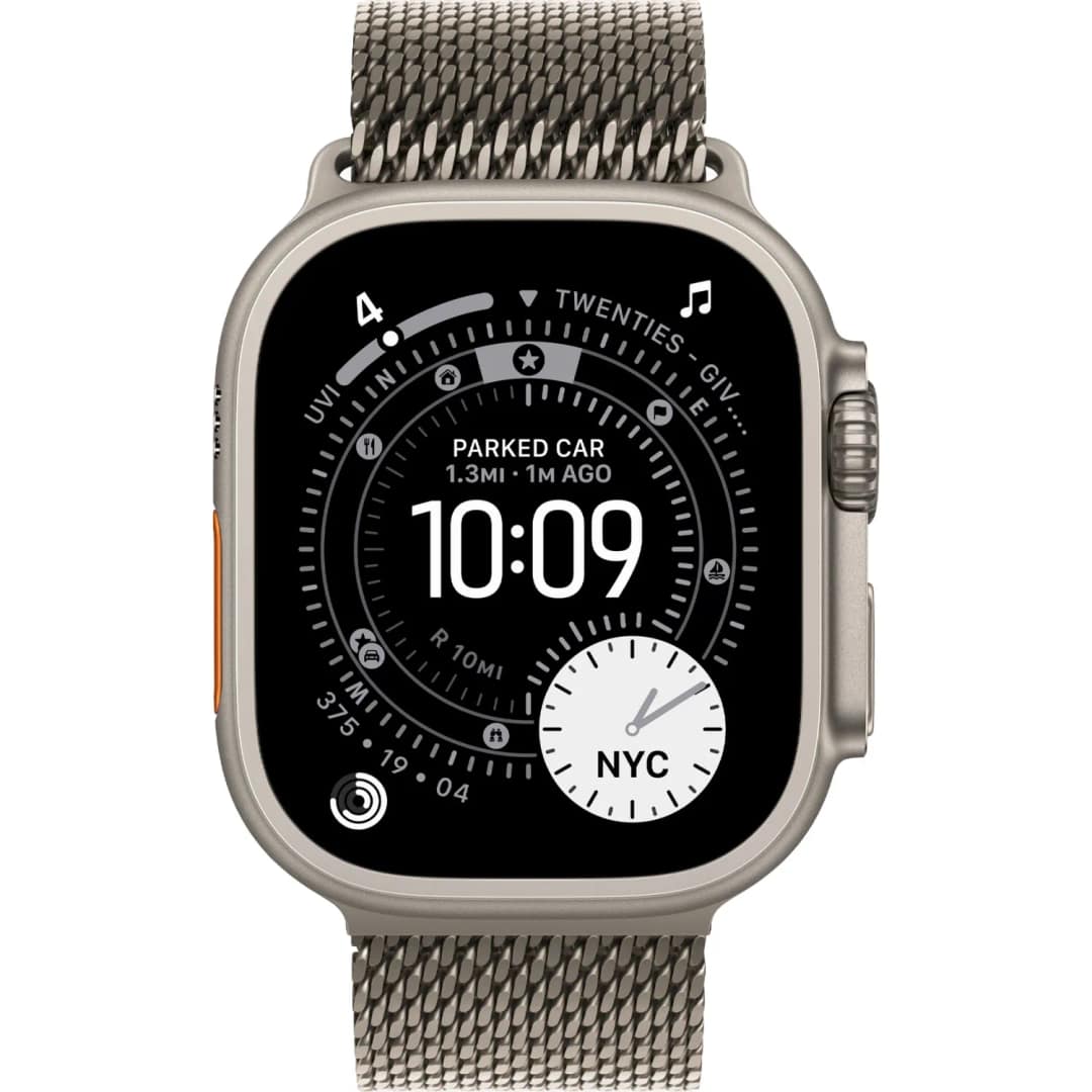 Смарт-часы Apple Watch Ultra 3 49mm Titanium Case with Titanium Milanese Loop S, Natural — фото 3