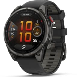 Смарт-часы Garmin Fenix 8 Pro 47mm Amoled Sapphire Lens Carbon Grey DLC Tinanium With Black Pebble Gray — фото 1