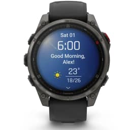 Смарт-часы Garmin Fenix 8 Pro 47mm Amoled Sapphire Lens Carbon Grey DLC Tinanium With Black Pebble Gray — фото 2