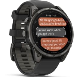 Смарт-часы Garmin Fenix 8 Pro 47mm Amoled Sapphire Lens Carbon Grey DLC Tinanium With Black Pebble Gray — фото 3