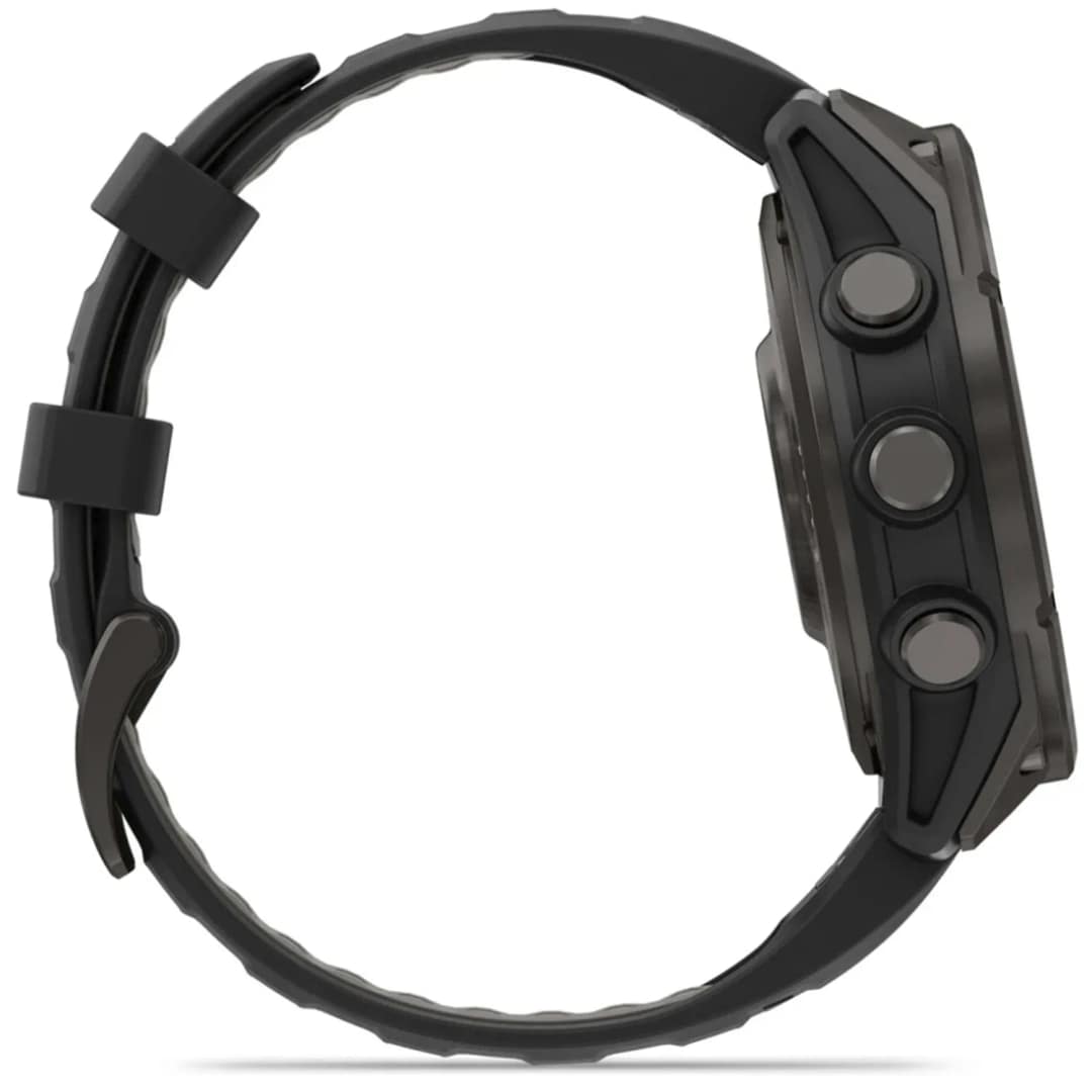 Смарт-часы Garmin Fenix 8 Pro 47mm Amoled Sapphire Lens Carbon Grey DLC Tinanium With Black Pebble Gray — фото 4