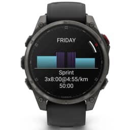 Смарт-часы Garmin Fenix 8 Pro 47mm Amoled Sapphire Lens Carbon Grey DLC Tinanium With Black Pebble Gray — фото 5