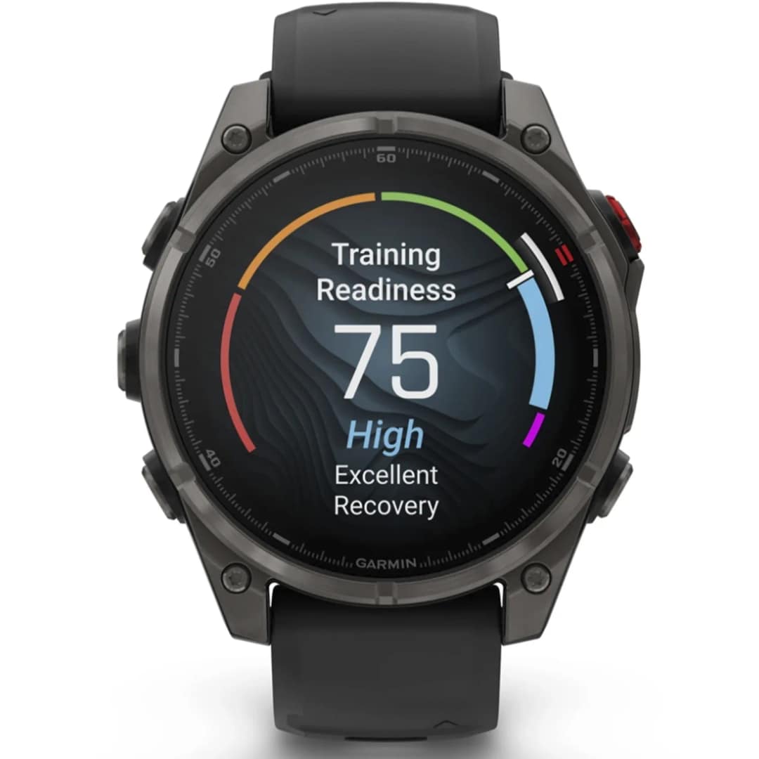 Смарт-часы Garmin Fenix 8 Pro 47mm Amoled Sapphire Lens Carbon Grey DLC Tinanium With Black Pebble Gray — фото 6