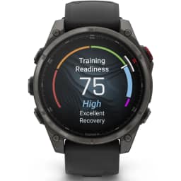 Смарт-часы Garmin Fenix 8 Pro 47mm Amoled Sapphire Lens Carbon Grey DLC Tinanium With Black Pebble Gray — фото 6