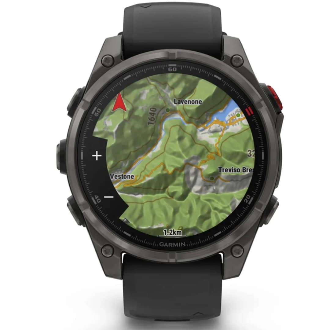 Смарт-часы Garmin Fenix 8 Pro 47mm Amoled Sapphire Lens Carbon Grey DLC Tinanium With Black Pebble Gray — фото 7