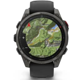 Смарт-часы Garmin Fenix 8 Pro 47mm Amoled Sapphire Lens Carbon Grey DLC Tinanium With Black Pebble Gray — фото 7