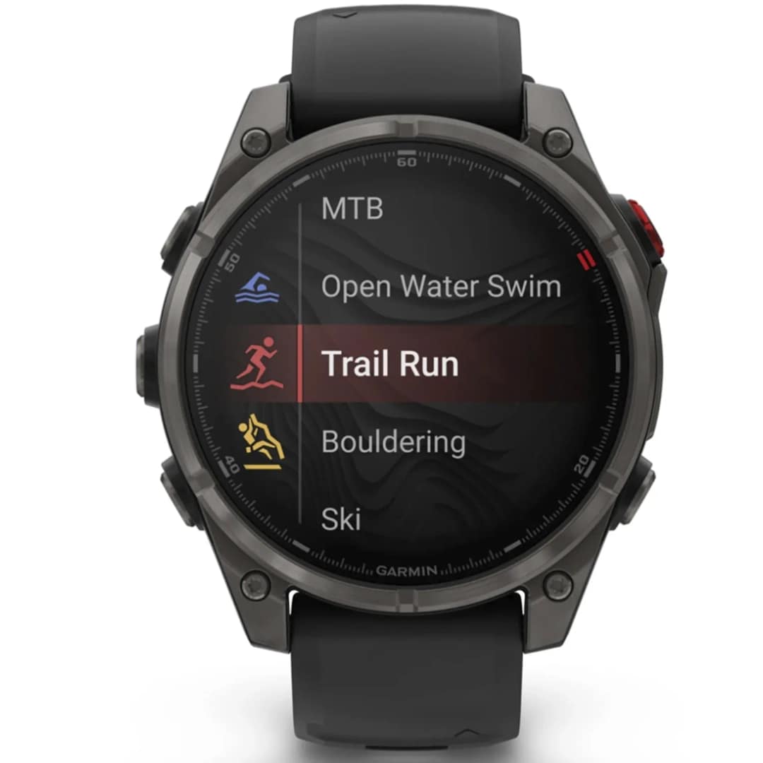 Смарт-часы Garmin Fenix 8 Pro 47mm Amoled Sapphire Lens Carbon Grey DLC Tinanium With Black Pebble Gray — фото 8