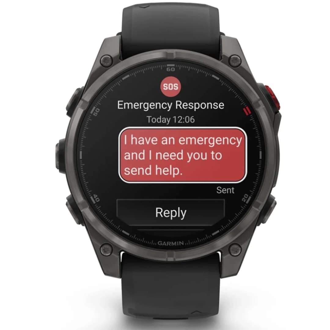 Смарт-часы Garmin Fenix 8 Pro 47mm Amoled Sapphire Lens Carbon Grey DLC Tinanium With Black Pebble Gray — фото 9
