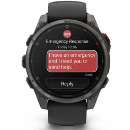 Смарт-часы Garmin Fenix 8 Pro 47mm Amoled Sapphire Lens Carbon Grey DLC Tinanium With Black Pebble Gray — фото 9
