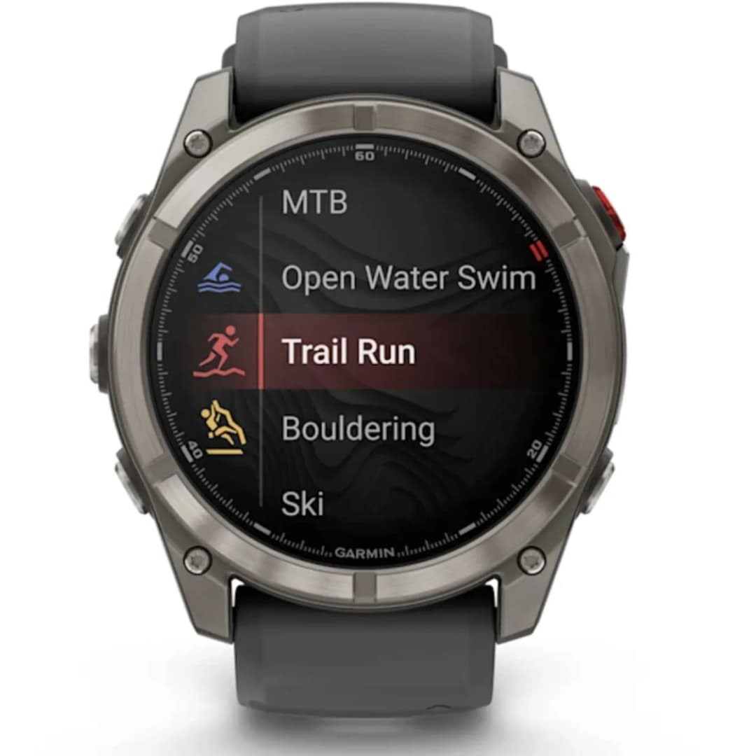 Смарт-часы Garmin Fenix 8 Pro 51mm Amoled Sapphire Lens Tinanium With Graphite Black Silicone Band — фото 2