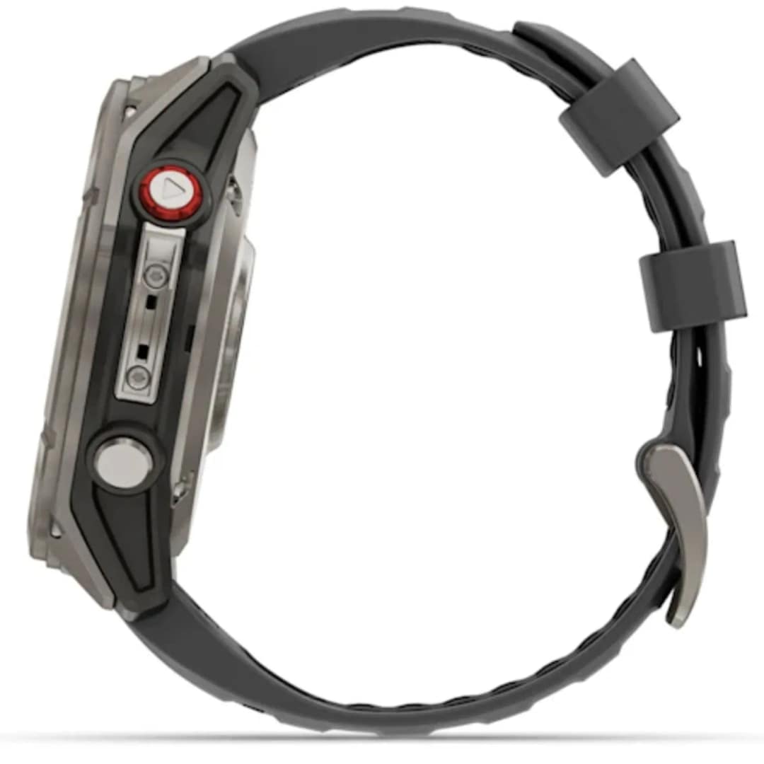 Смарт-часы Garmin Fenix 8 Pro 51mm Amoled Sapphire Lens Tinanium With Graphite Black Silicone Band — фото 3
