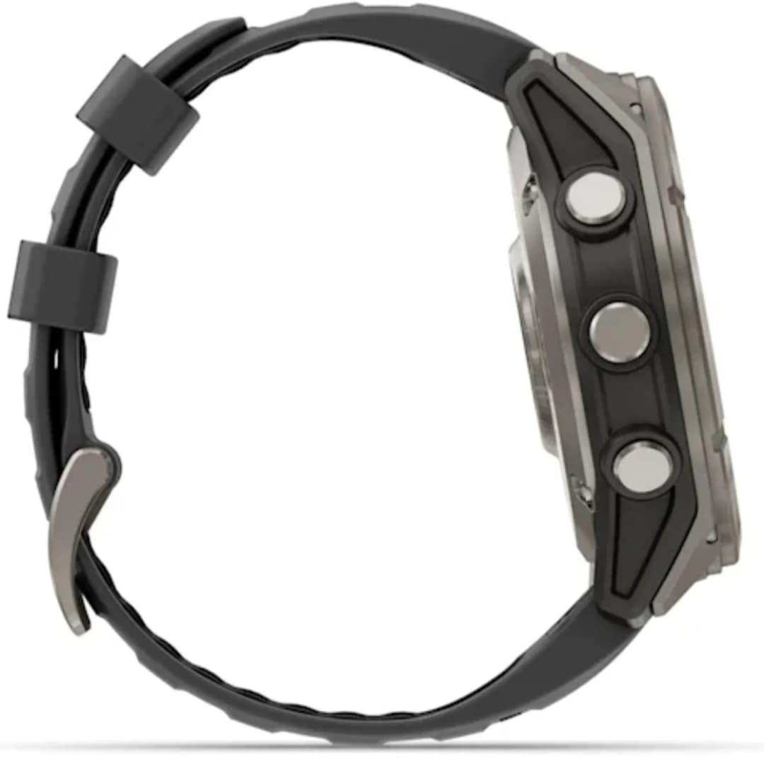 Смарт-часы Garmin Fenix 8 Pro 51mm Amoled Sapphire Lens Tinanium With Graphite Black Silicone Band — фото 4