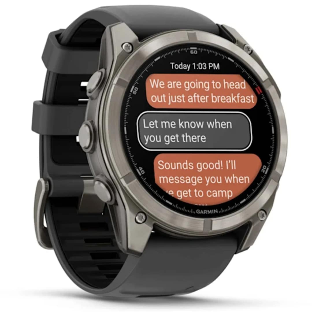 Смарт-часы Garmin Fenix 8 Pro 51mm Amoled Sapphire Lens Tinanium With Graphite Black Silicone Band — фото 7