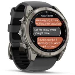 Смарт-часы Garmin Fenix 8 Pro 51mm Amoled Sapphire Lens Tinanium With Graphite Black Silicone Band — фото 7