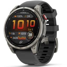 Смарт-часы Garmin Fenix 8 Pro 47mm Amoled Sapphire Lens Tinanium With Black Silicone Band, Graphite — фото 1