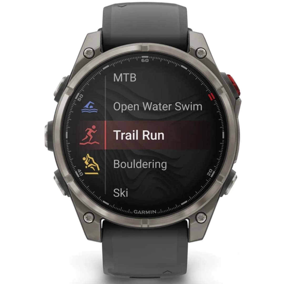Смарт-часы Garmin Fenix 8 Pro 47mm Amoled Sapphire Lens Tinanium With Black Silicone Band, Graphite — фото 4
