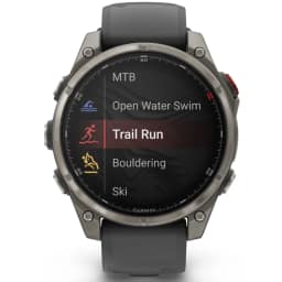 Смарт-часы Garmin Fenix 8 Pro 47mm Amoled Sapphire Lens Tinanium With Black Silicone Band, Graphite — фото 4