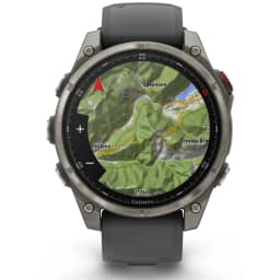 Смарт-часы Garmin Fenix 8 Pro 47mm Amoled Sapphire Lens Tinanium With Black Silicone Band, Graphite — фото 5