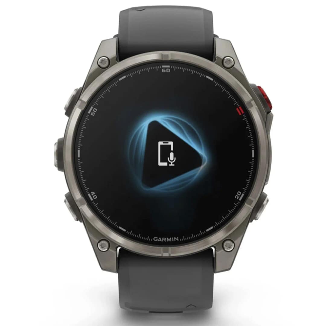 Смарт-часы Garmin Fenix 8 Pro 47mm Amoled Sapphire Lens Tinanium With Black Silicone Band, Graphite — фото 6