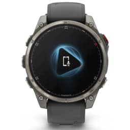 Смарт-часы Garmin Fenix 8 Pro 47mm Amoled Sapphire Lens Tinanium With Black Silicone Band, Graphite — фото 6