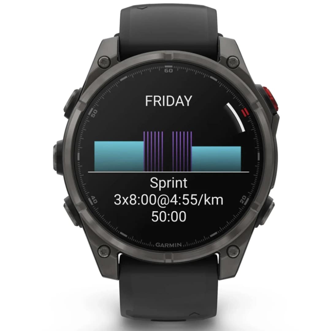 Смарт-часы Garmin Fenix 8 Pro 47mm Amoled Sapphire Lens Tinanium With Black Silicone Band, Graphite — фото 8